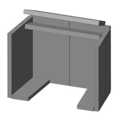 Šamotová komora komplet KV 025.L    